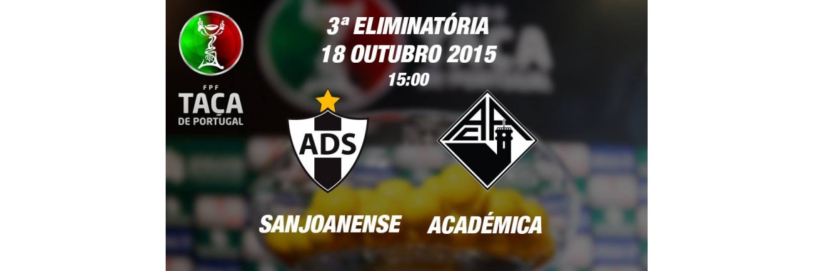 Sanjoanense vs Académica de Coimbra